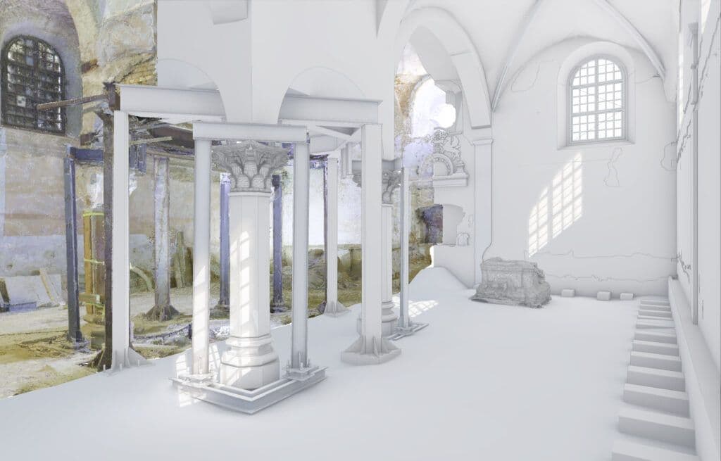 Picture of Synagoge Przysucha | Visualisierung des Innenraumes