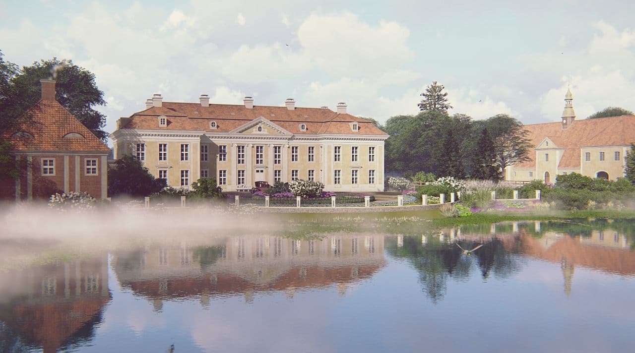 Picture of Abb. 1: Visualisierung von Schloss Schlodien, Architekturbüro Arthur Sarnitz, Königsberg