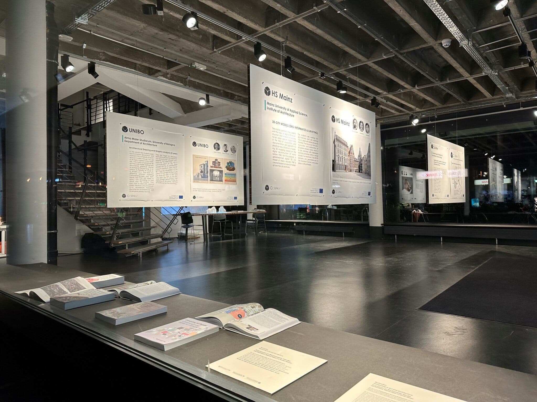 Picture of Exhibition of the CoVHer project at the LUX Pavillion in Mainz