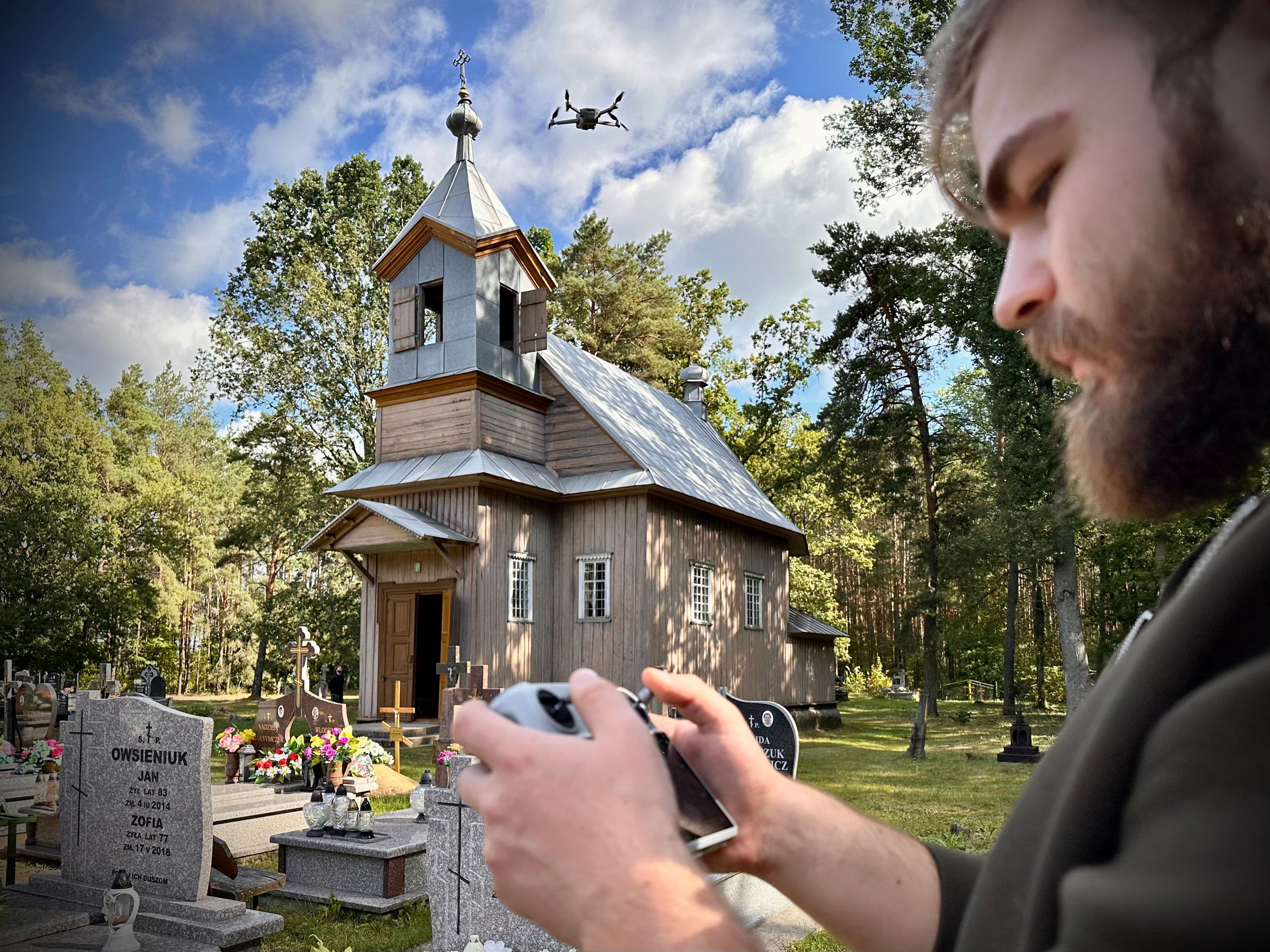 Picture of Mavic drone used for collecting aerial photographs