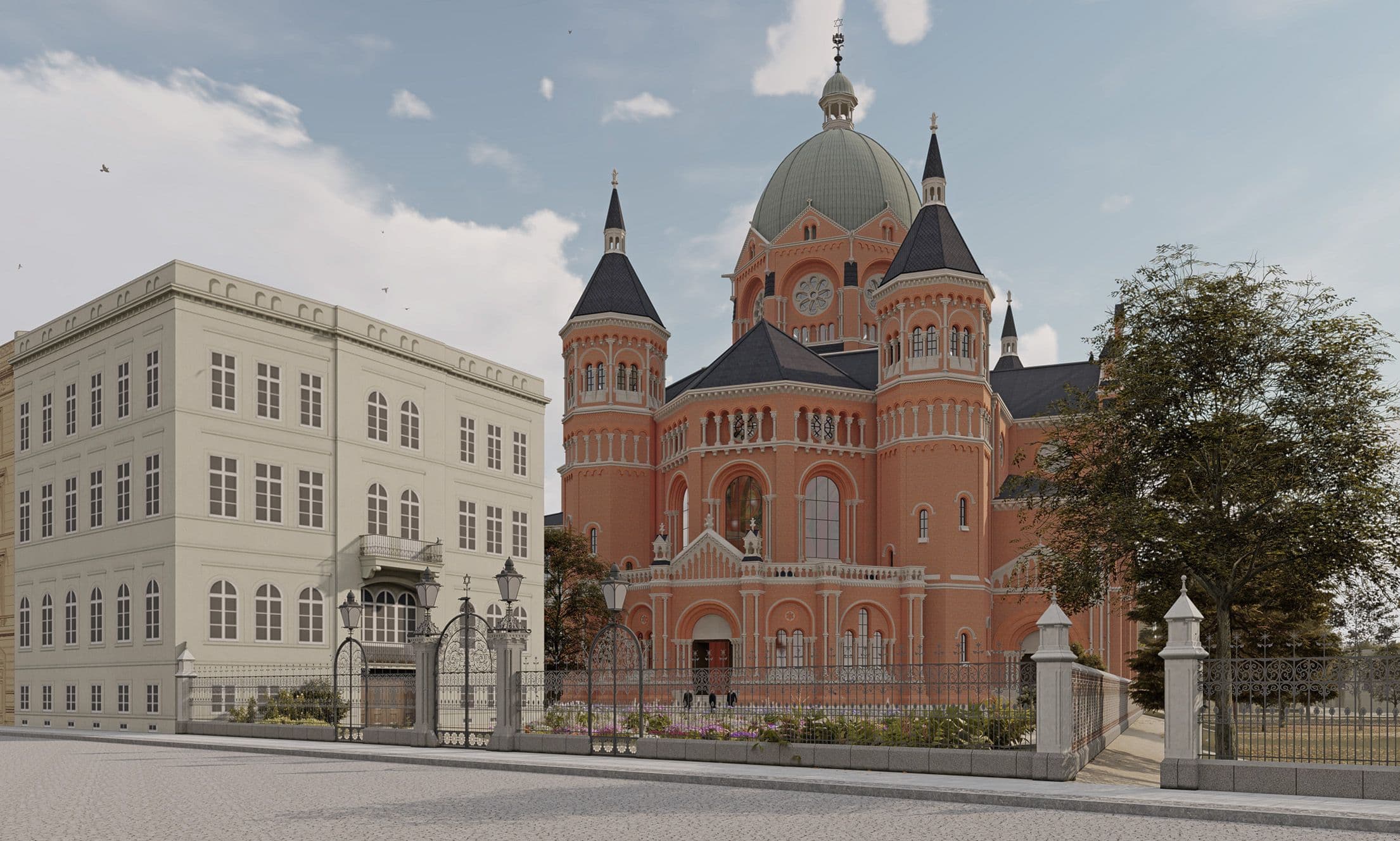 Picture of Rendering von der Nordfassade.